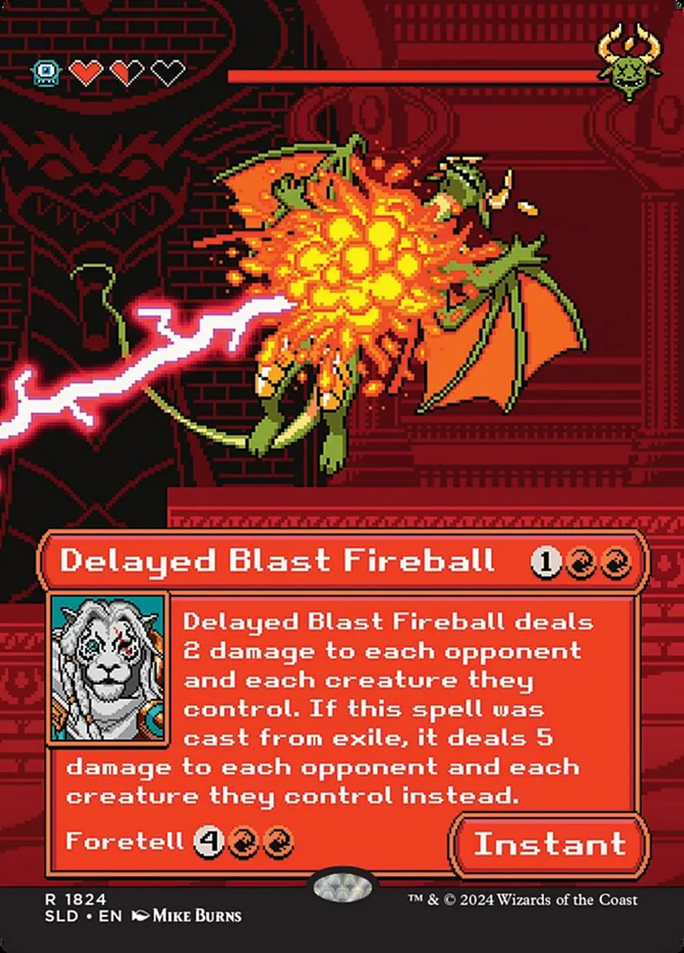 Delayed Blast Fireball (Borderless) | Inglés | NM | SLD 1