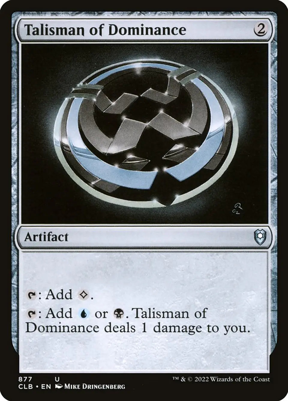 Talisman of Dominance | Inglés | NM | CLB 1