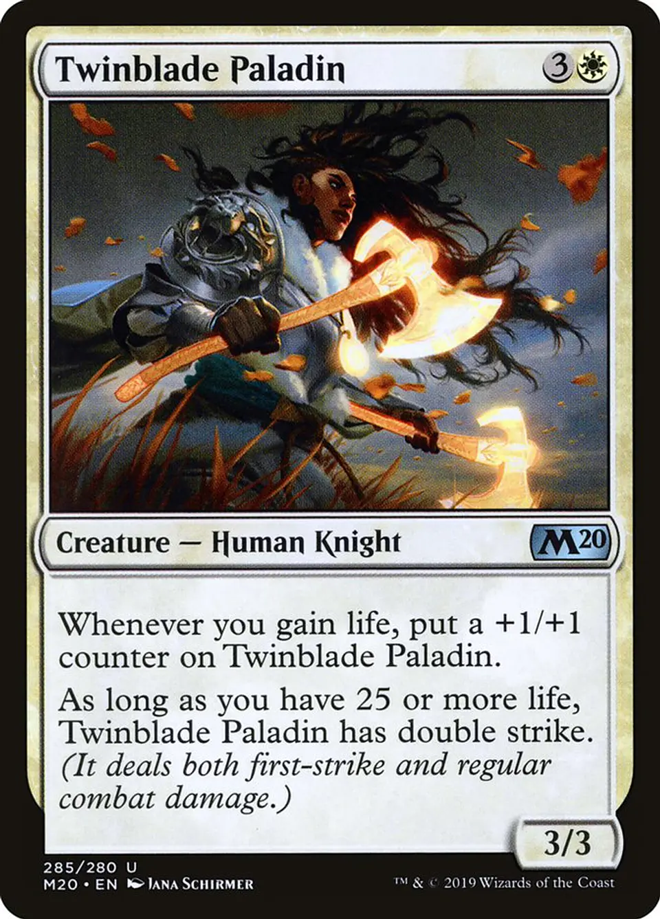 Twinblade Paladin | Inglés | NM | M20 1