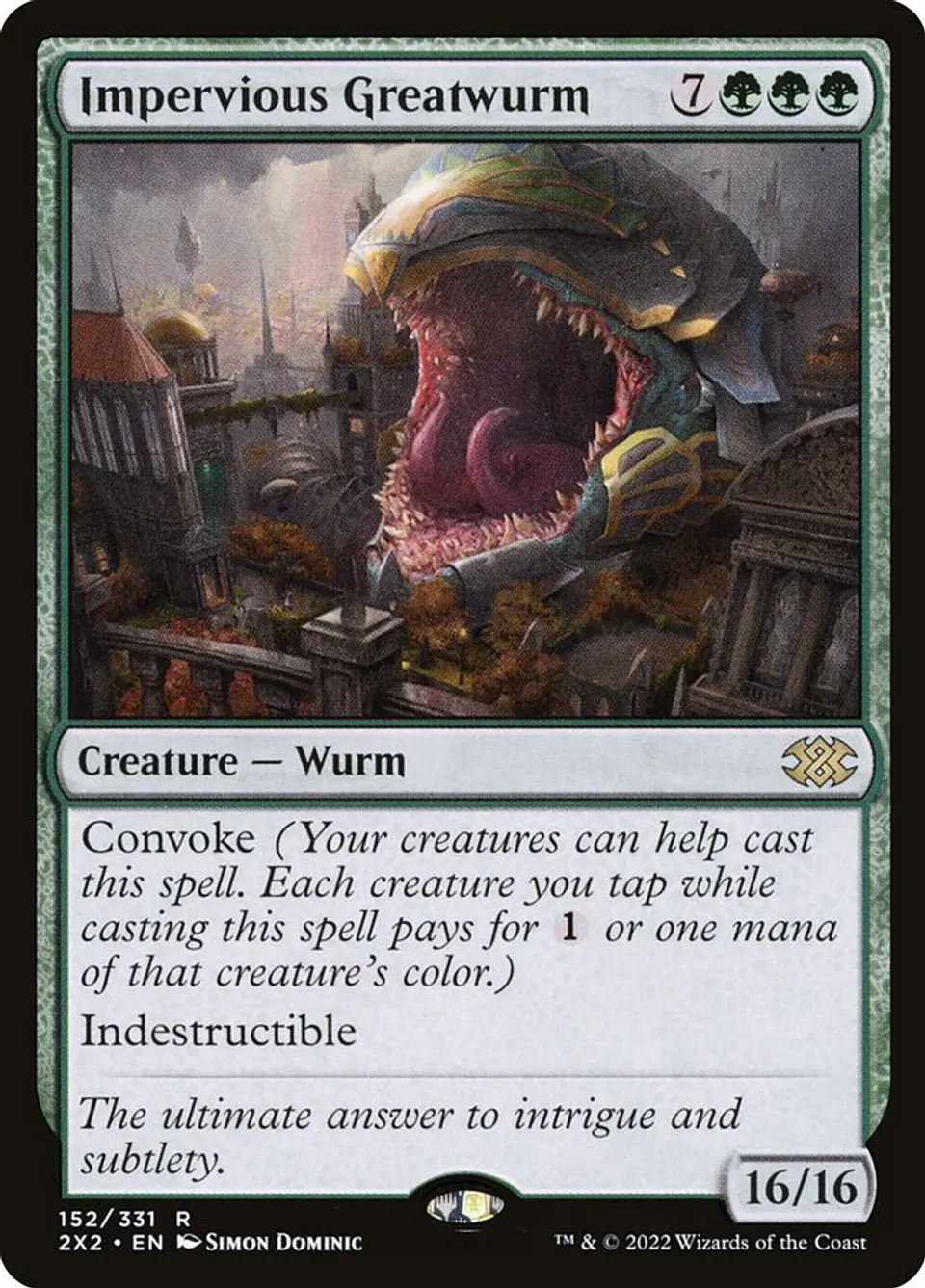 Impervious Greatwurm | Inglés | NM | 2X2 1