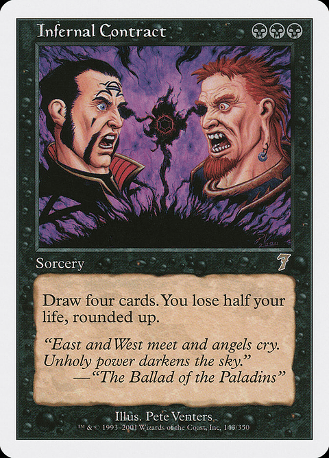 Infernal Contract (Retro Frame) | Español | VG | 7ED