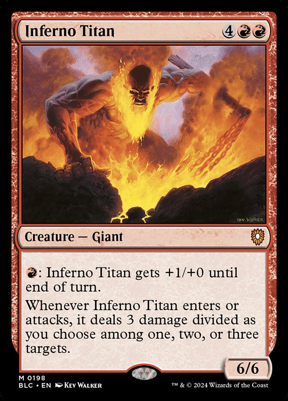 Inferno Titan | Inglés | NM | BLC 1