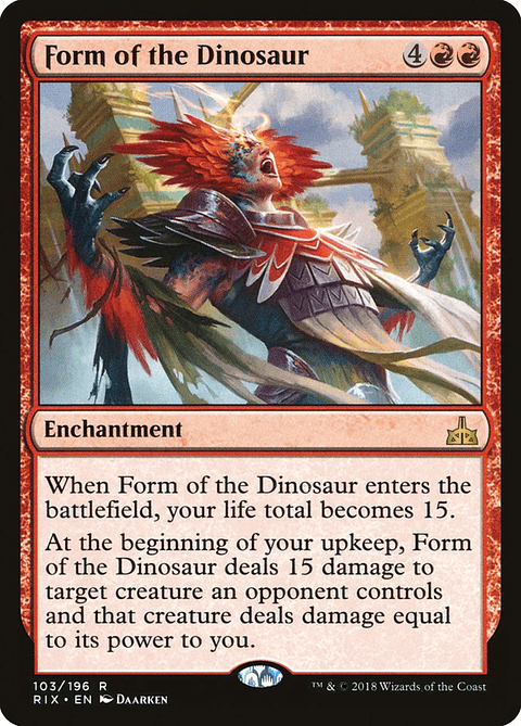 Form of the Dinosaur (foil) | Español | NM | RIX