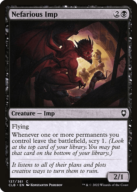 Nefarious Imp (foil) | Inglés | NM | CLB