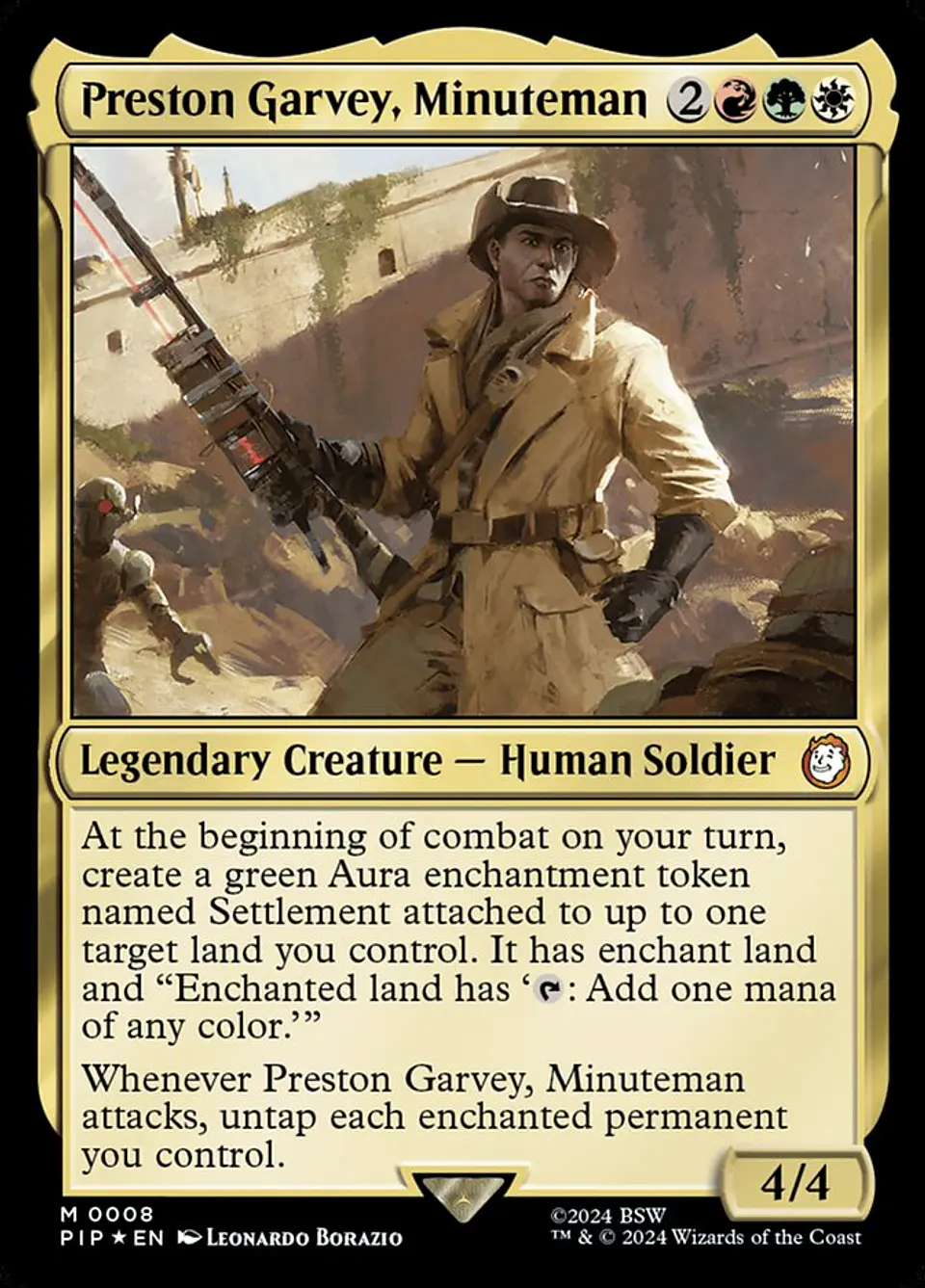 Preston Garvey, Minuteman (foil) | Español | NM | PIP 1