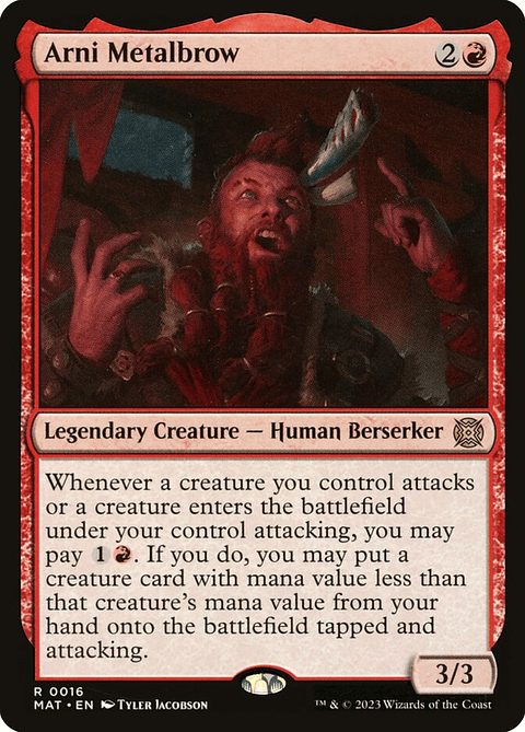 Arni Metalbrow | Inglés | NM | MAT