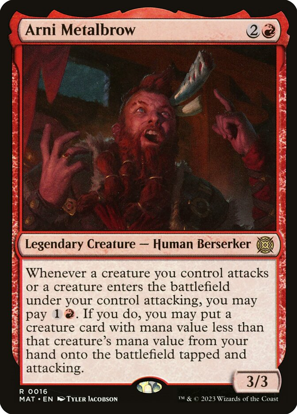 Arni Metalbrow | Inglés | NM | MAT 1