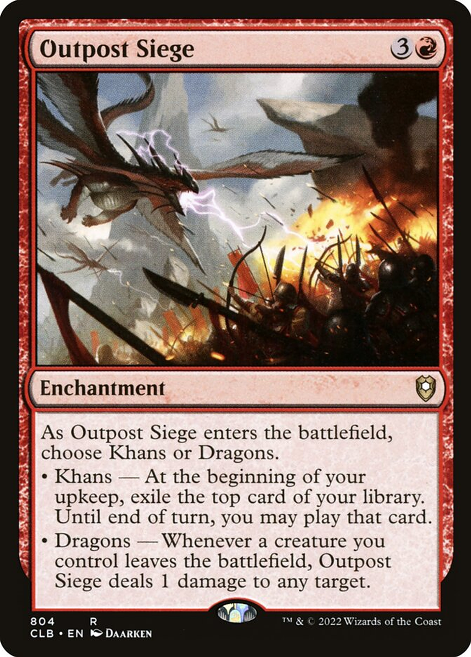 Outpost Siege | Inglés | NM | CLB 1