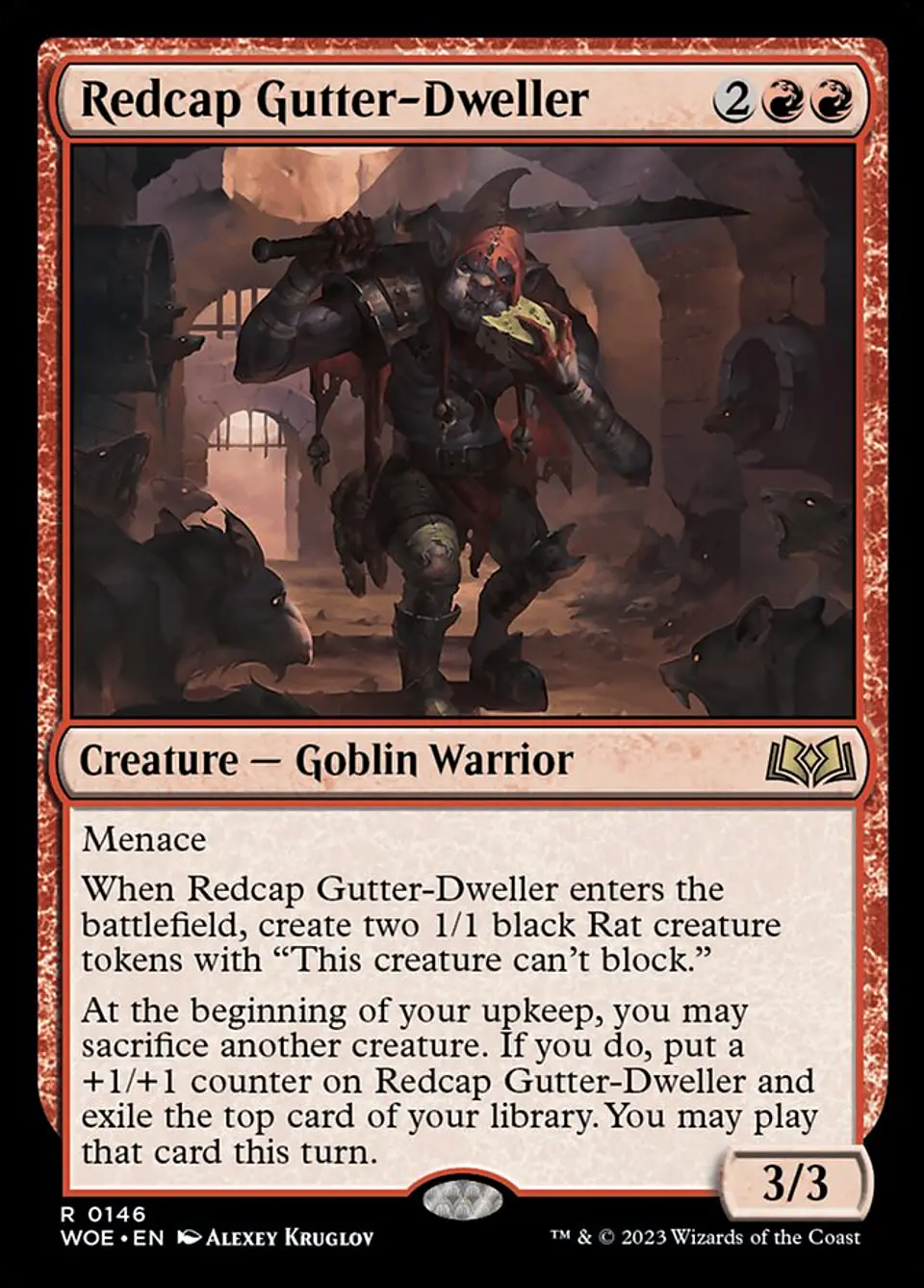 Redcap Gutter-Dweller | Inglés | NM | WOE 1