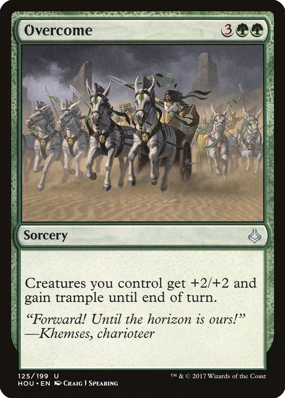 Overcome (foil) | Inglés | NM | HOU 1