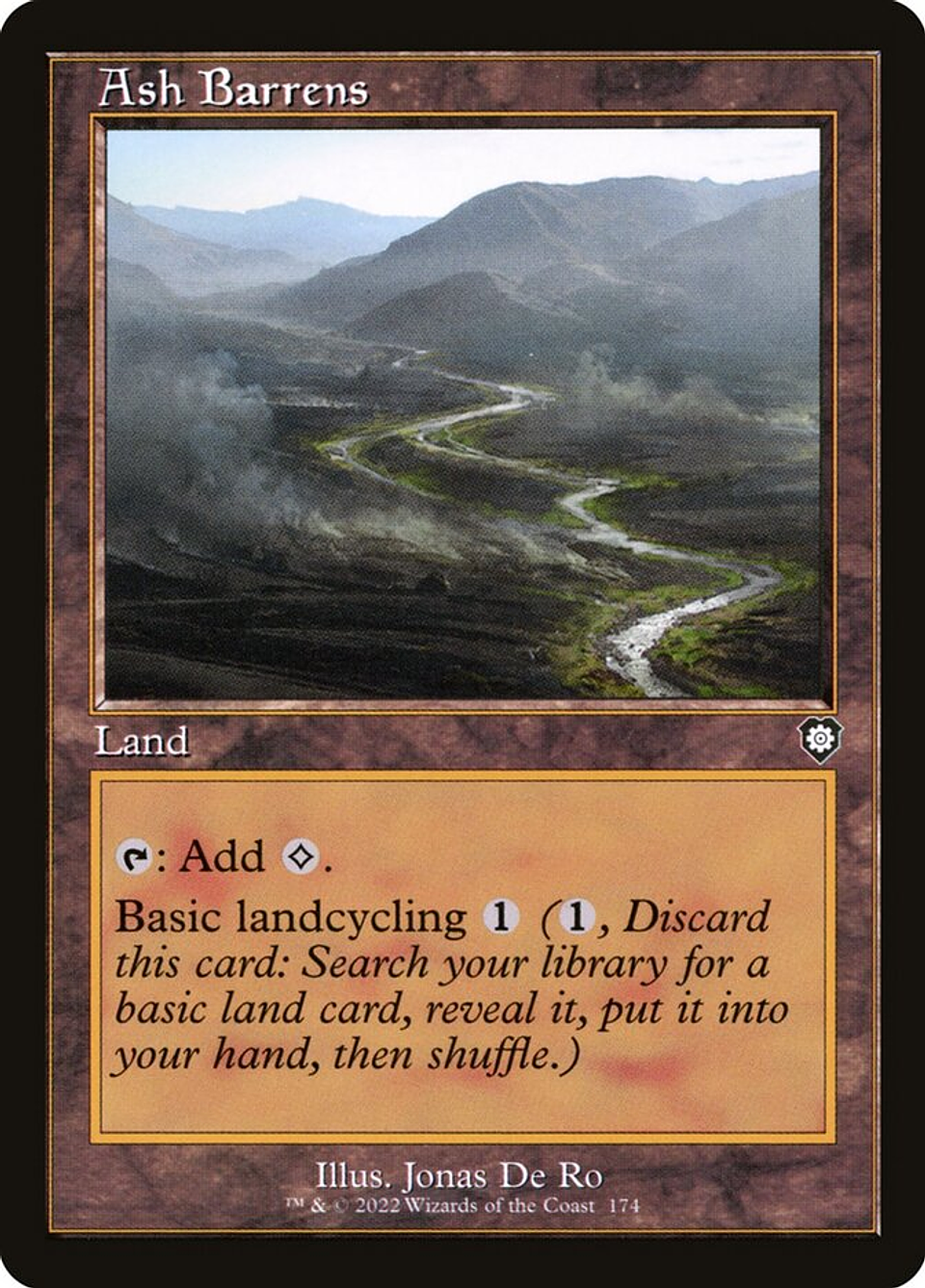 Ash Barrens (Retro Frame) | Inglés | NM | BRC 1