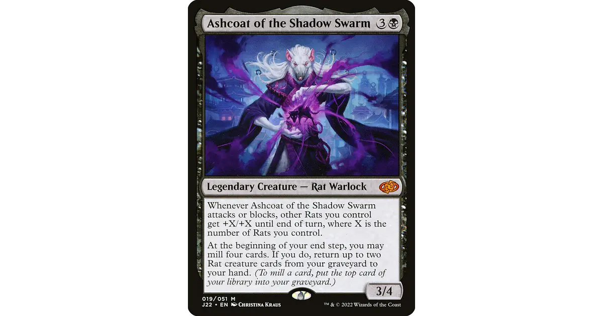 Ashcoat of the Shadow Swarm | Inglés | NM | J22
