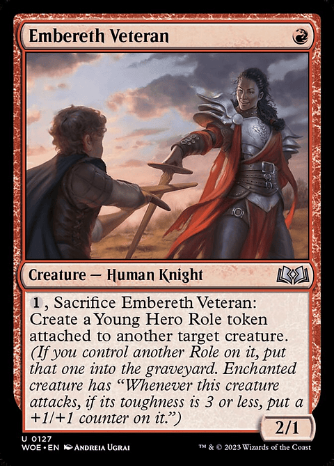 Embereth Veteran (foil) | Inglés | NM | WOE