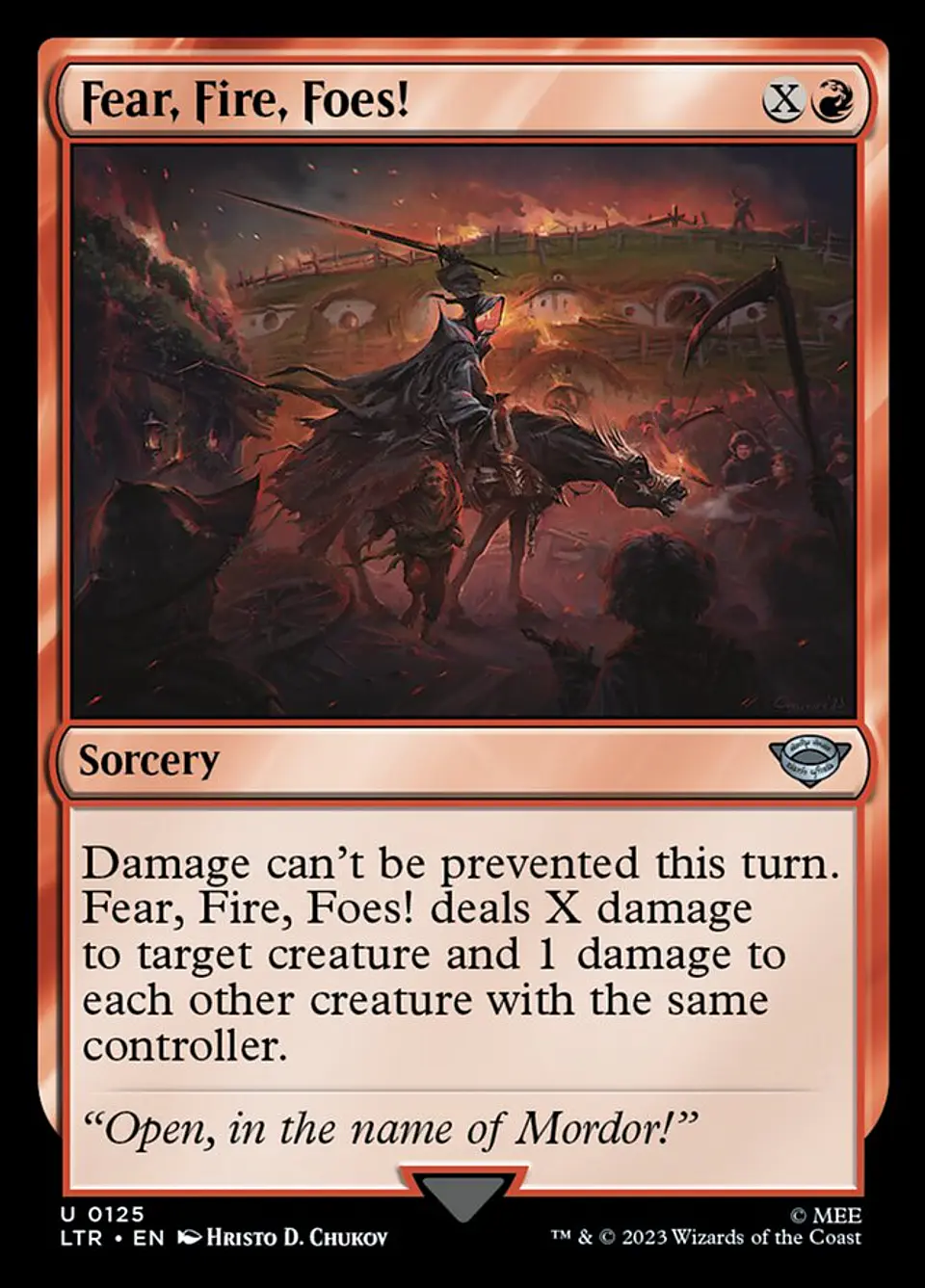Fear, Fire, Foes! (foil) | Inglés | NM | LTR 1