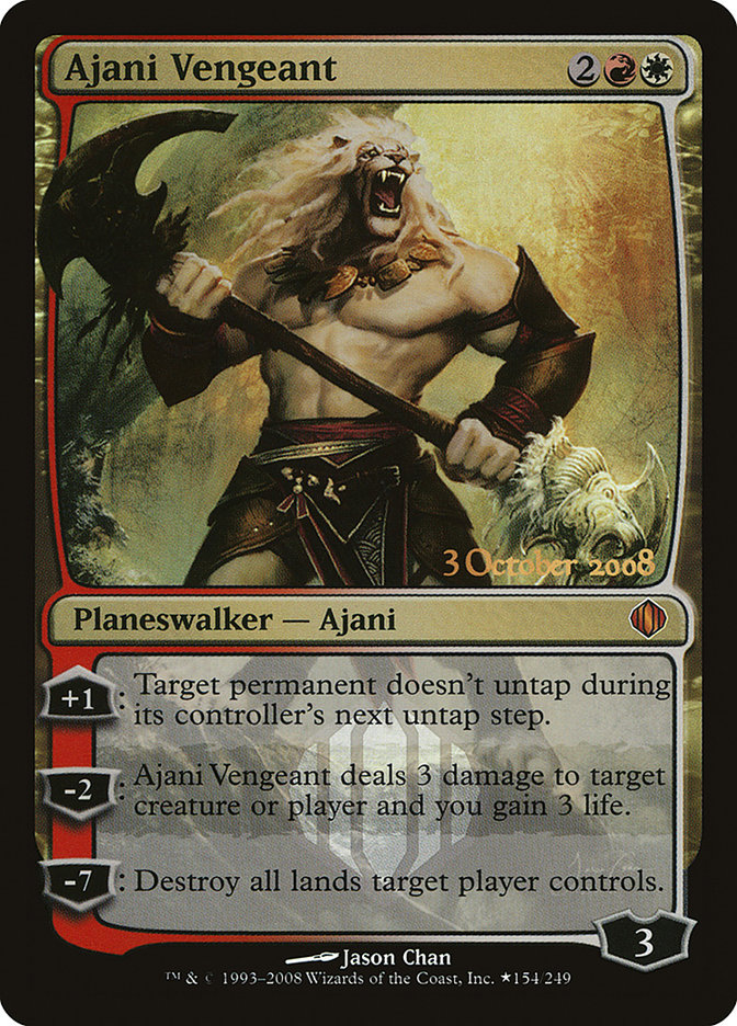 Ajani Vengeant (Launch foil) | Inglés | NM | PALA 1