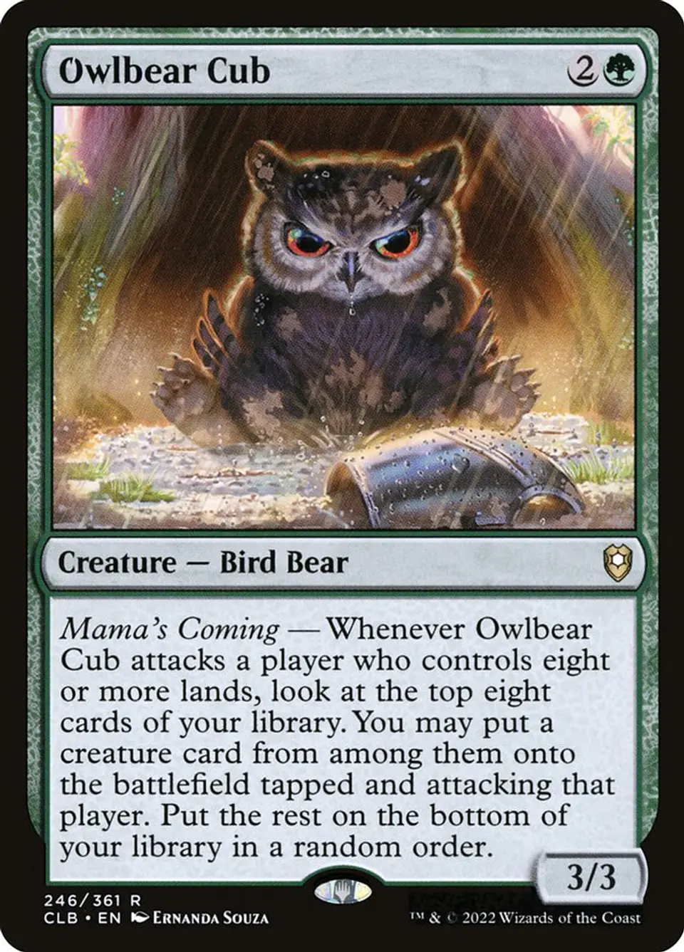 Owlbear Cub (foil) | Inglés | NM | CLB 1