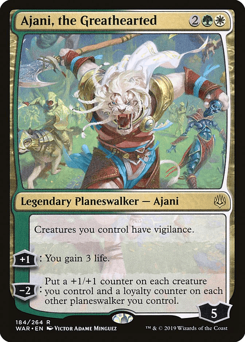 Ajani, the Greathearted | Inglés | NM | WAR