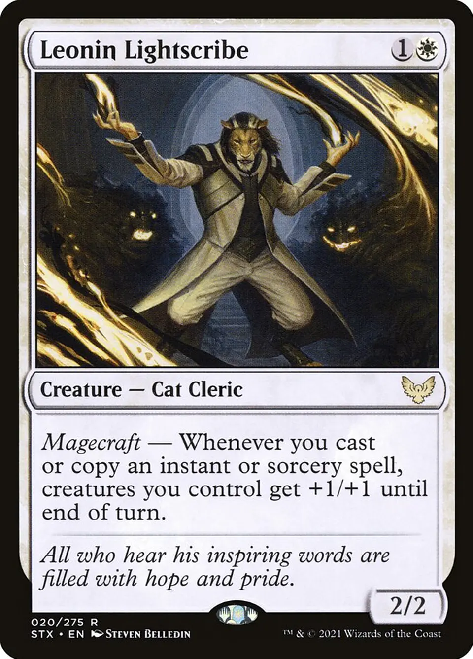Leonin Lightscribe (foil) | Español | NM | STX 1