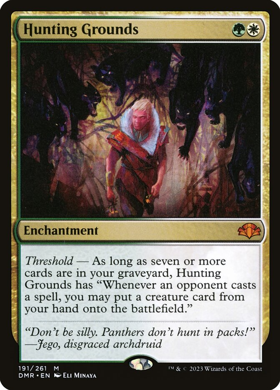Hunting Grounds (foil) | Español | NM | DMR 1
