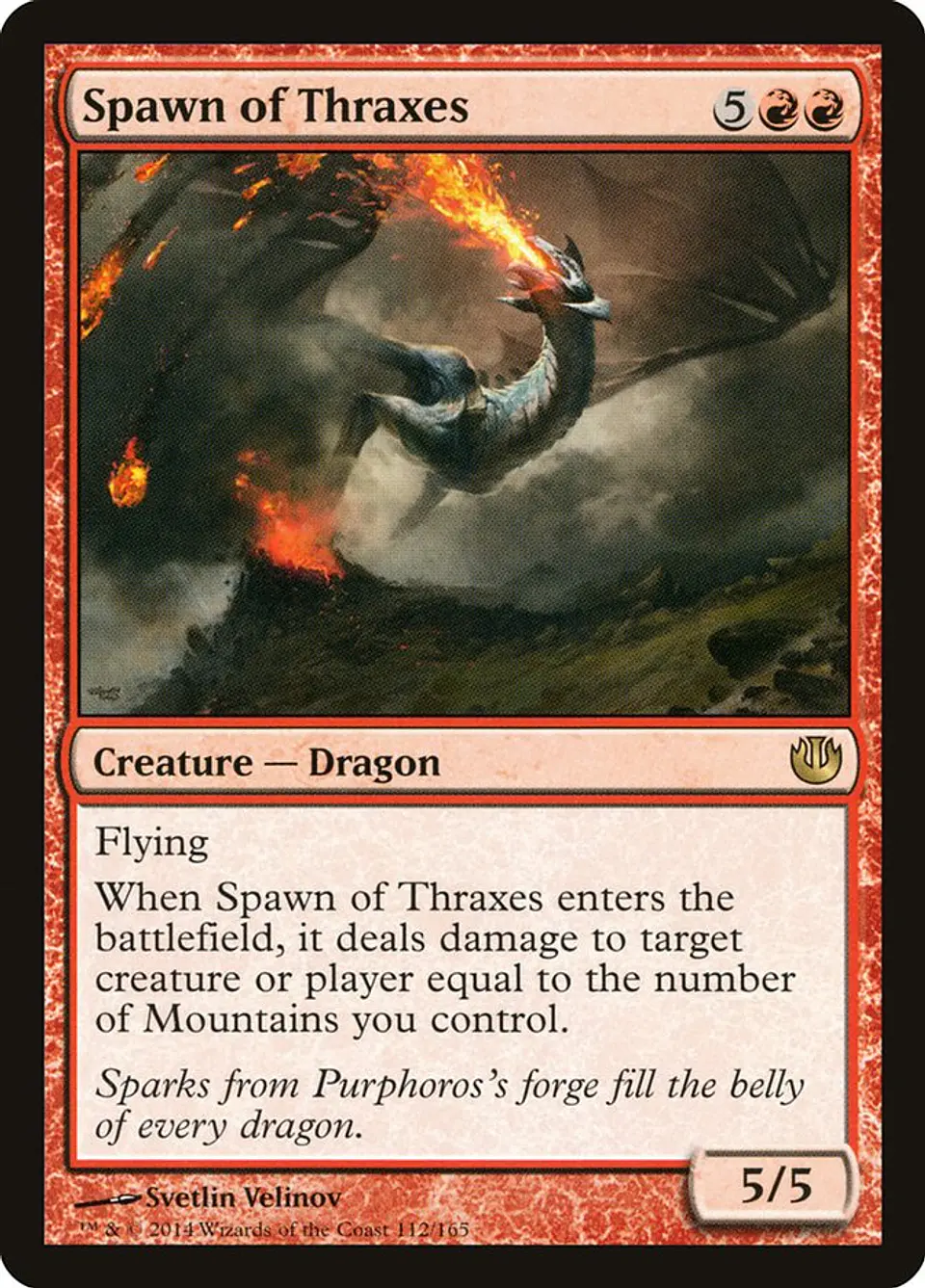 Spawn of Thraxes (foil) | Español | EX | JOU 1