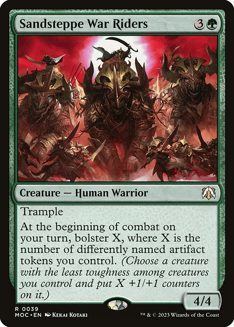 Sandsteppe War Riders | Inglés | NM | MOC