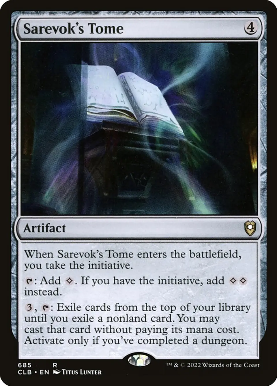 Sarevok's Tome | Inglés | NM | CLB 1