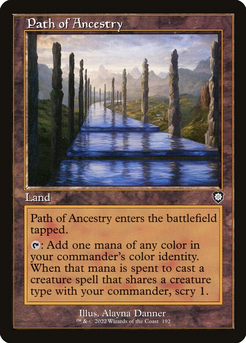 Path of Ancestry (Retro Frame) | Inglés | NM | BRC 1