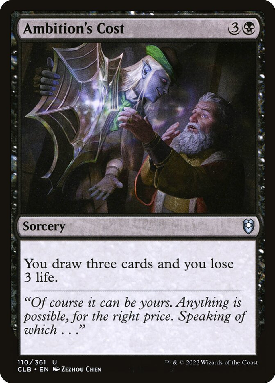 Ambition's Cost (foil) | Inglés | NM | CLB 1
