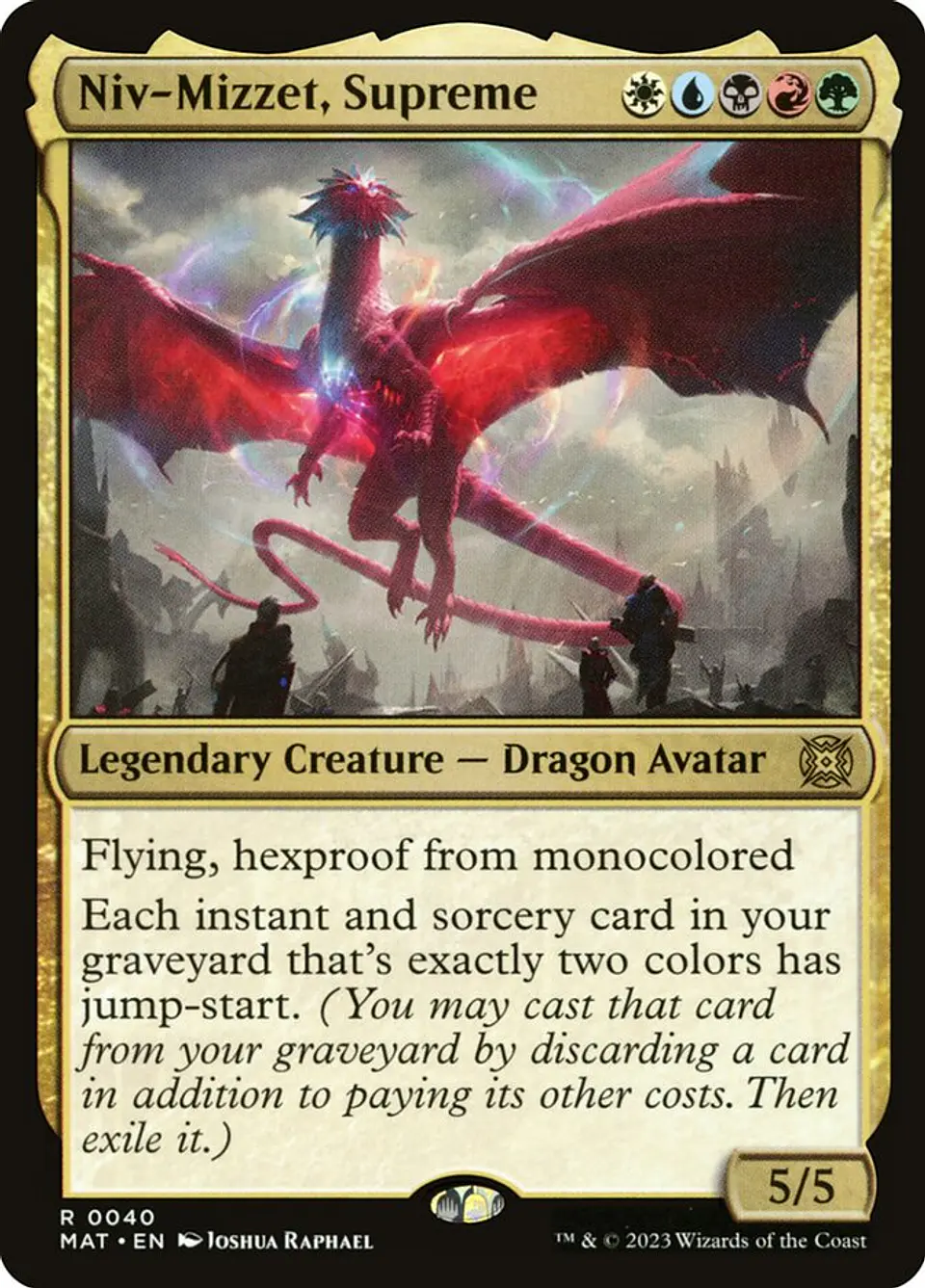 Niv-Mizzet, Supreme | Inglés | NM | MAT 1