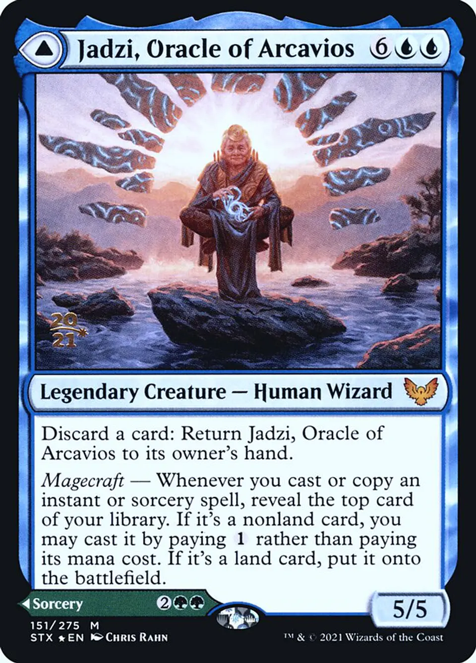 Jadzi, Oracle of Arcavios // Journey to the Oracle (Launch foil) | Español | NM | PSTX 1