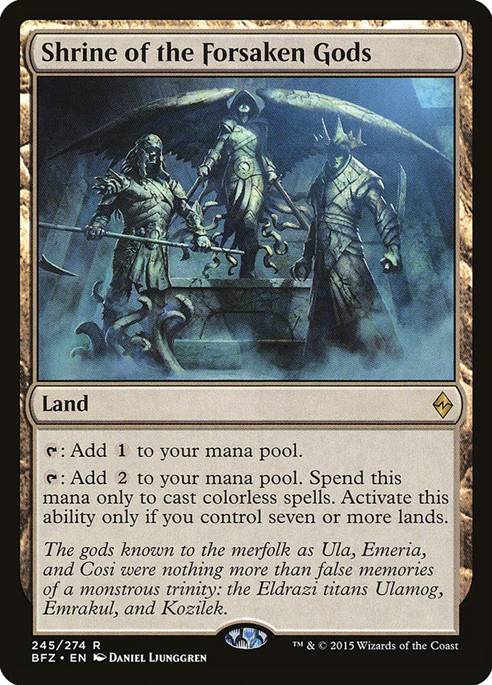 Shrine of the Forsaken Gods | Español | NM | BFZ 1