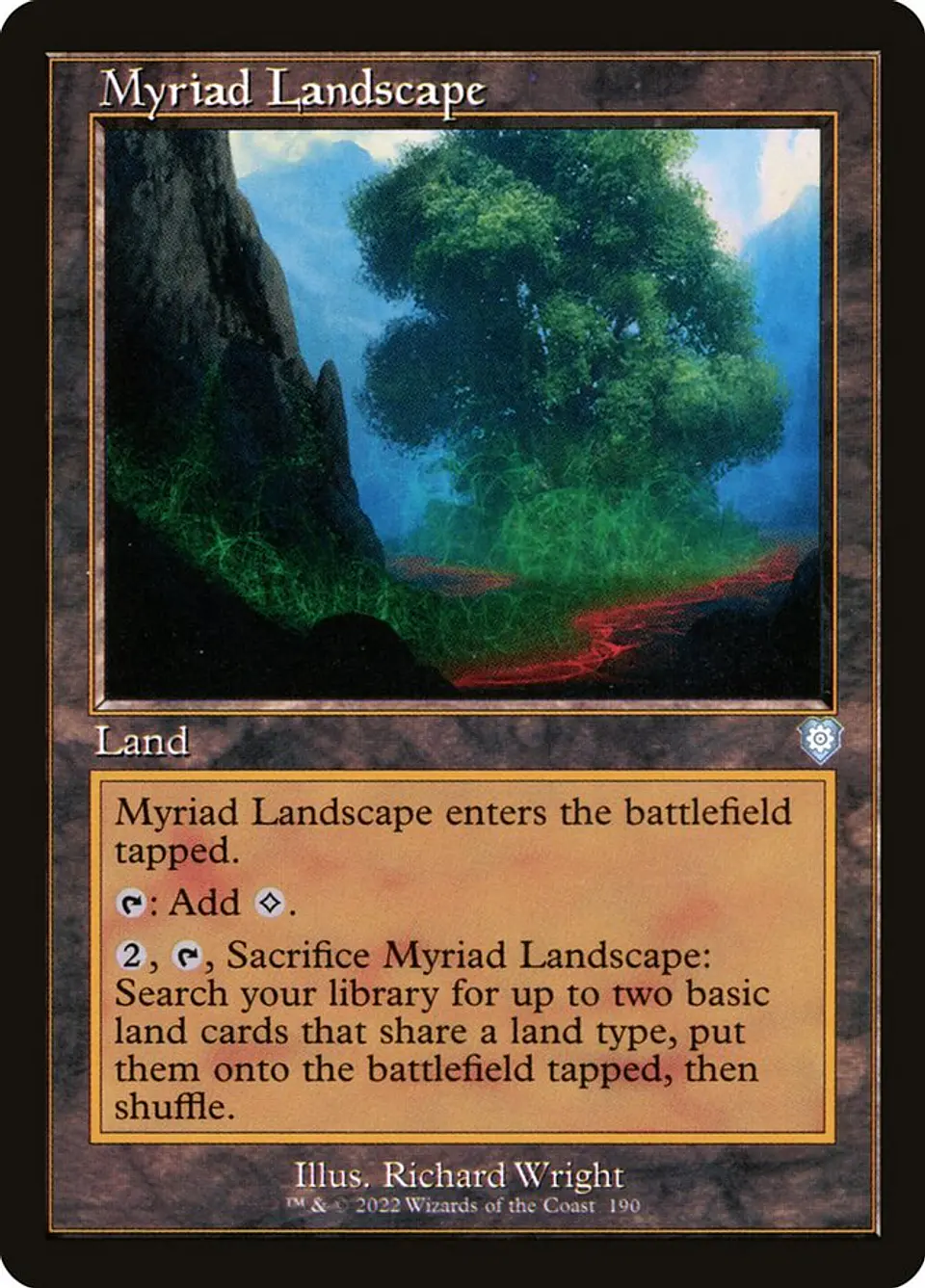 Myriad Landscape (Retro Frame) | Inglés | NM | BRC 1