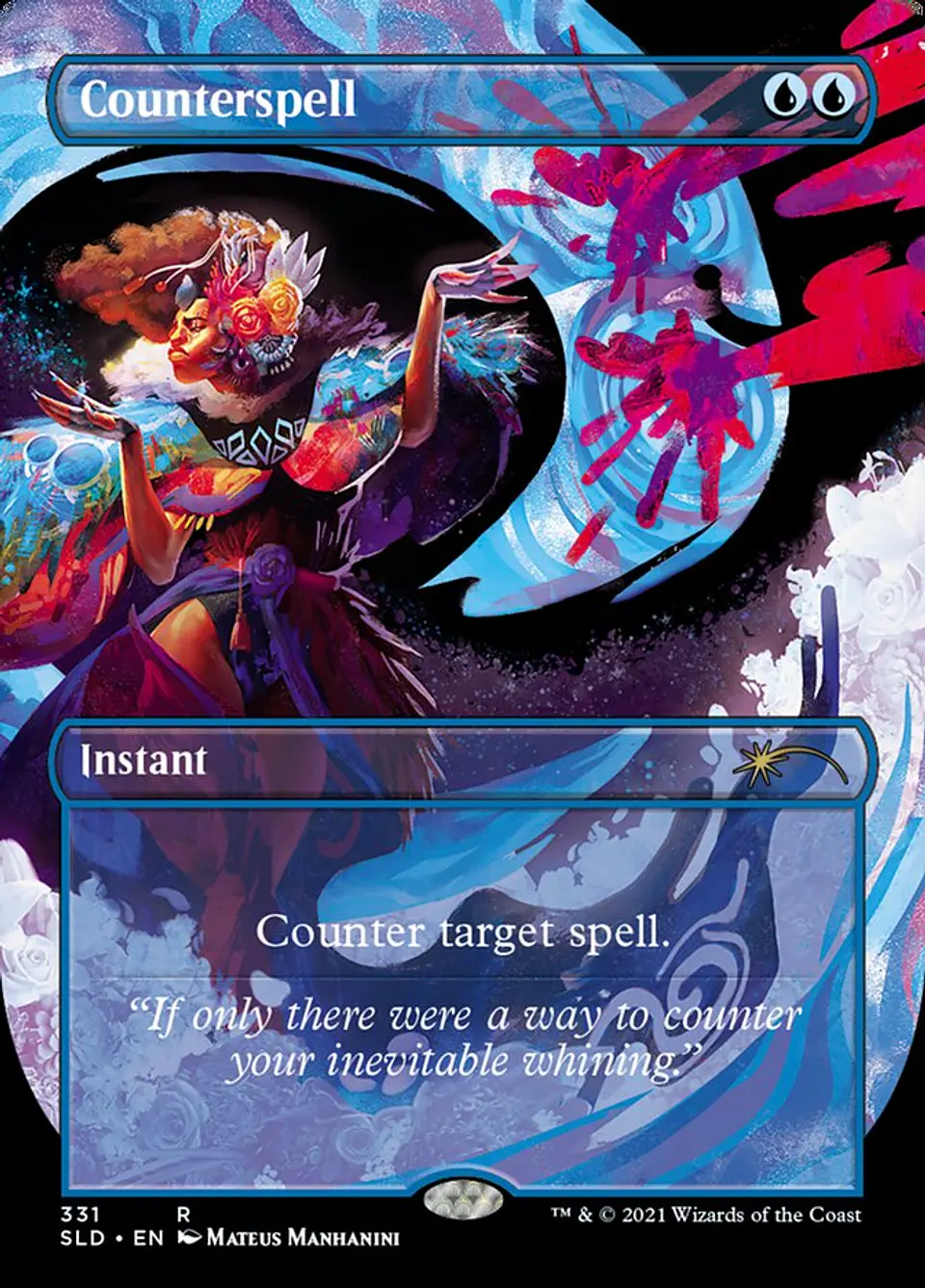 Counterspell (Borderless foil) | Inglés | NM | SLD 1