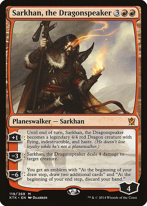 Sarkhan, the Dragonspeaker | Español | NM | KTK