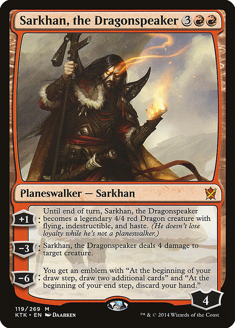 Sarkhan, the Dragonspeaker | Español | NM | KTK 1