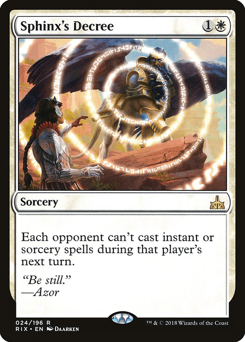 Sphinx's Decree | Español | NM | RIX