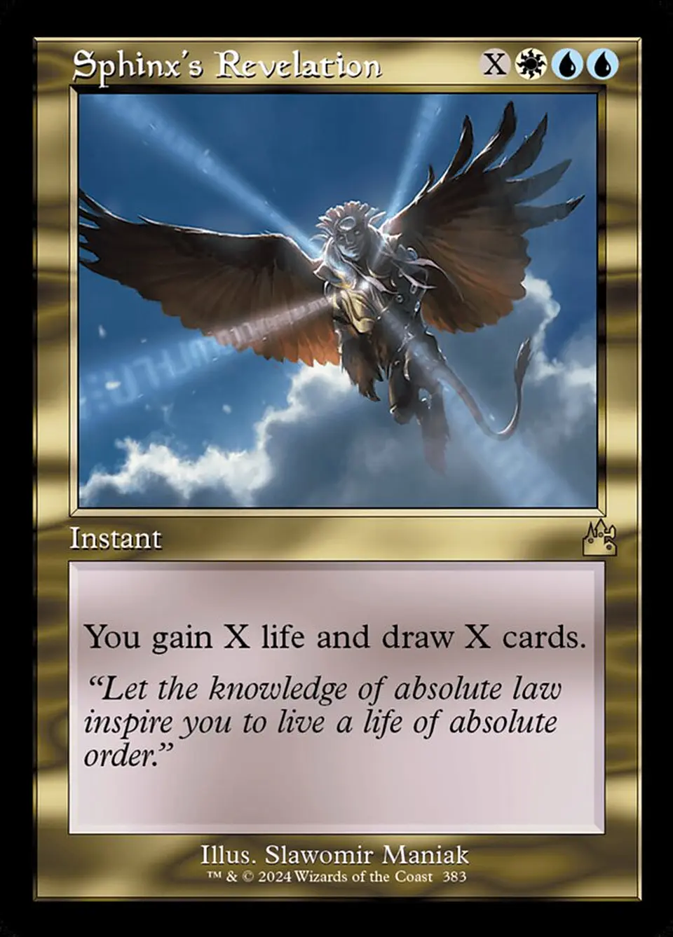 Sphinx's Revelation (Retro Frame) | Inglés | NM | RVR 1