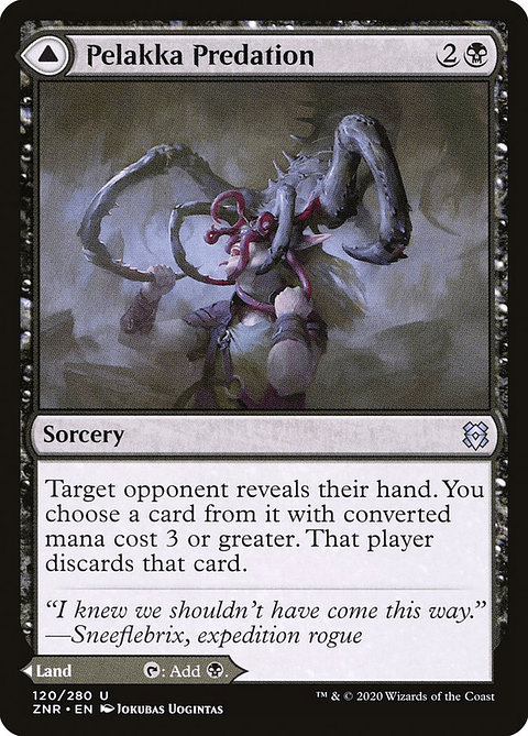 Pelakka Predation // Pelakka Caverns | Inglés | NM | ZNR