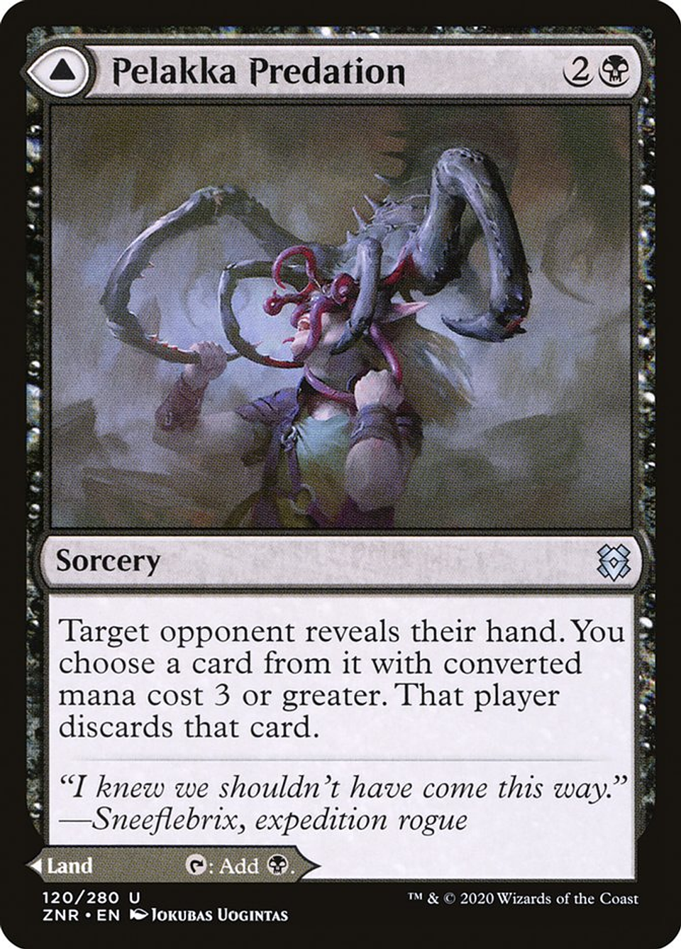 Pelakka Predation // Pelakka Caverns | Inglés | NM | ZNR 1