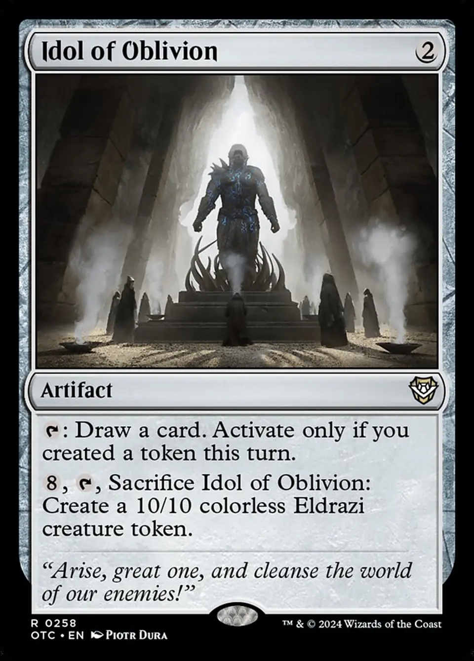 Idol of Oblivion | Inglés | NM | OTC 1