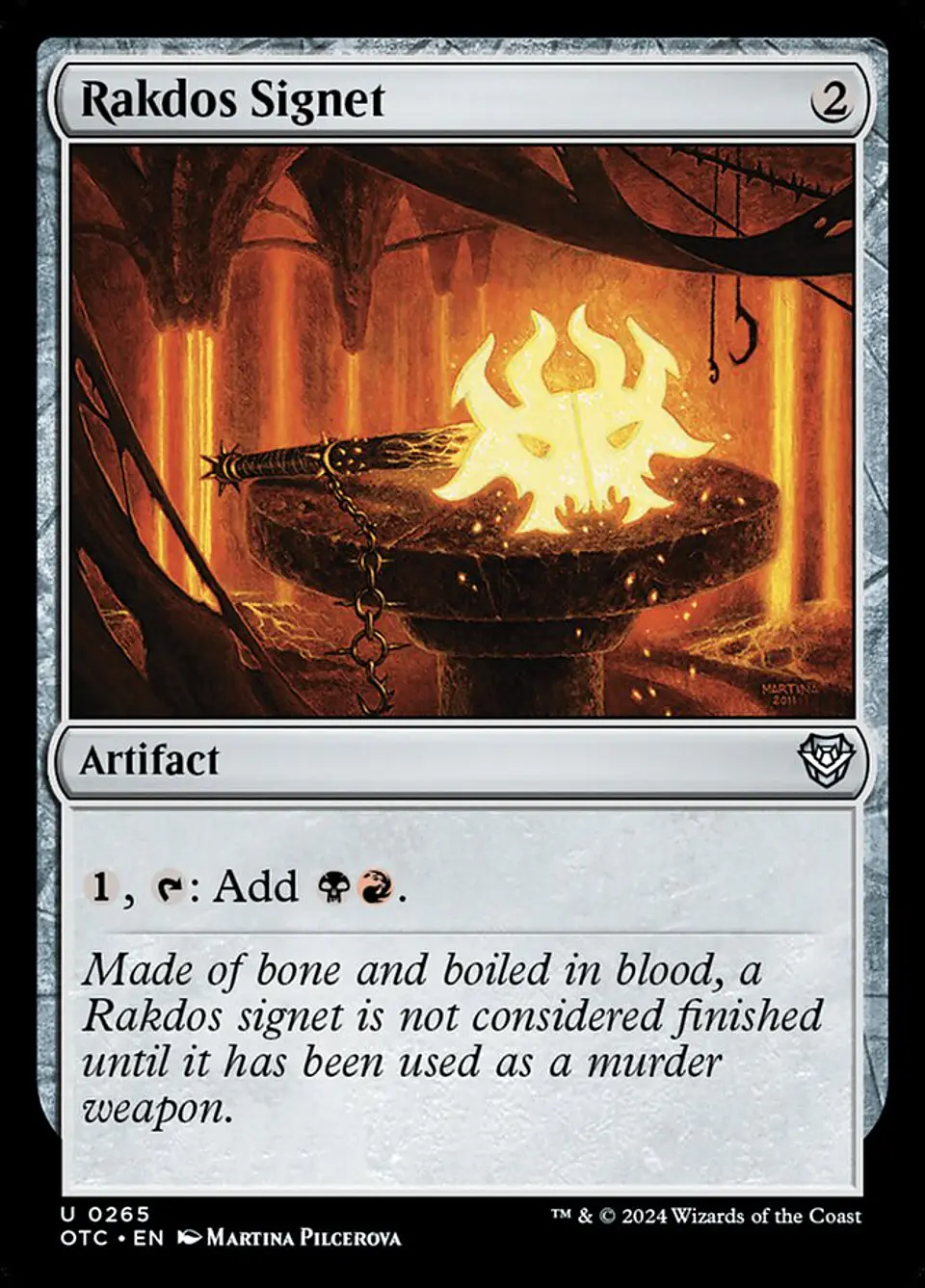 Rakdos Signet | Inglés | NM | OTC 1