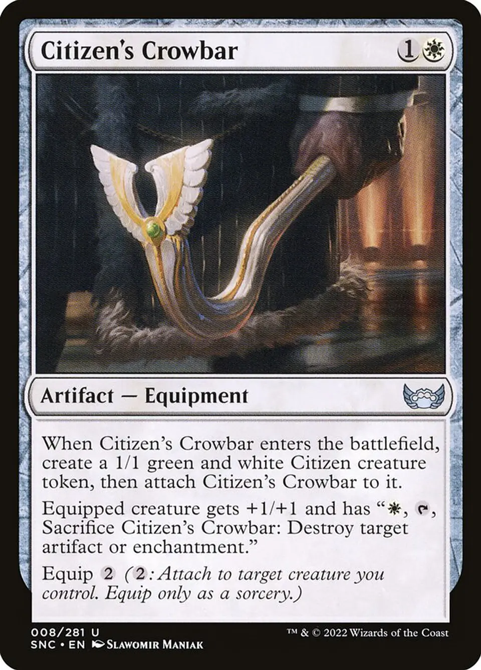 Citizen's Crowbar (foil) | Español | NM | SNC 1
