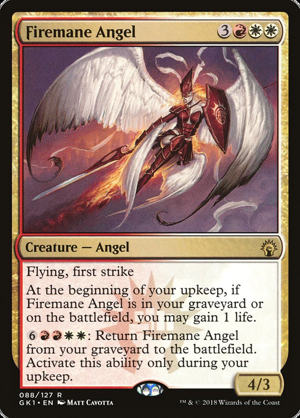 Firemane Angel | Español | NM | GK1 1