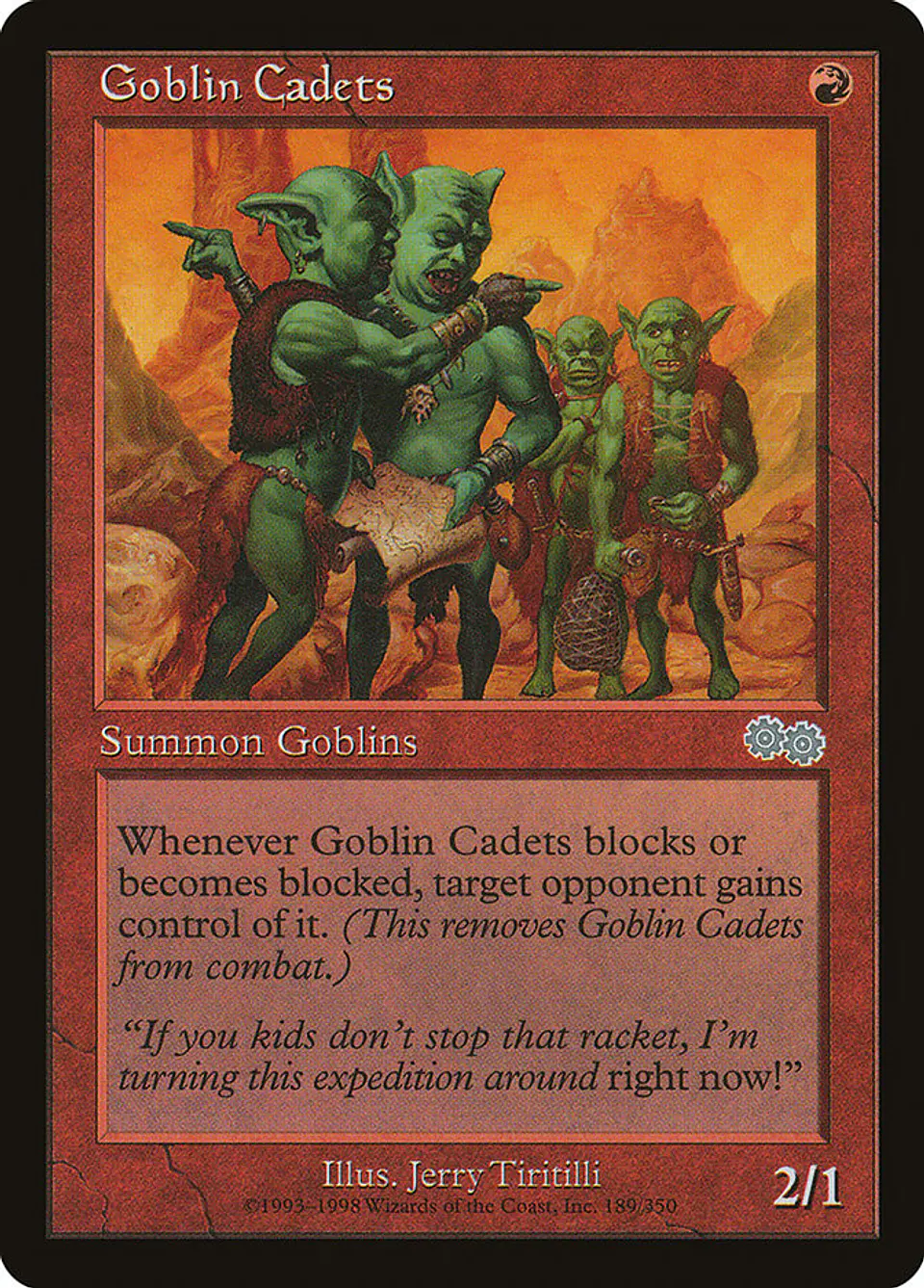 Goblin Cadets (Retro Frame) | Español | VG | USG 1