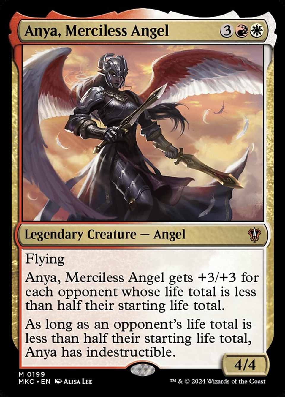 Anya, Merciless Angel | Inglés | NM | MKC 1