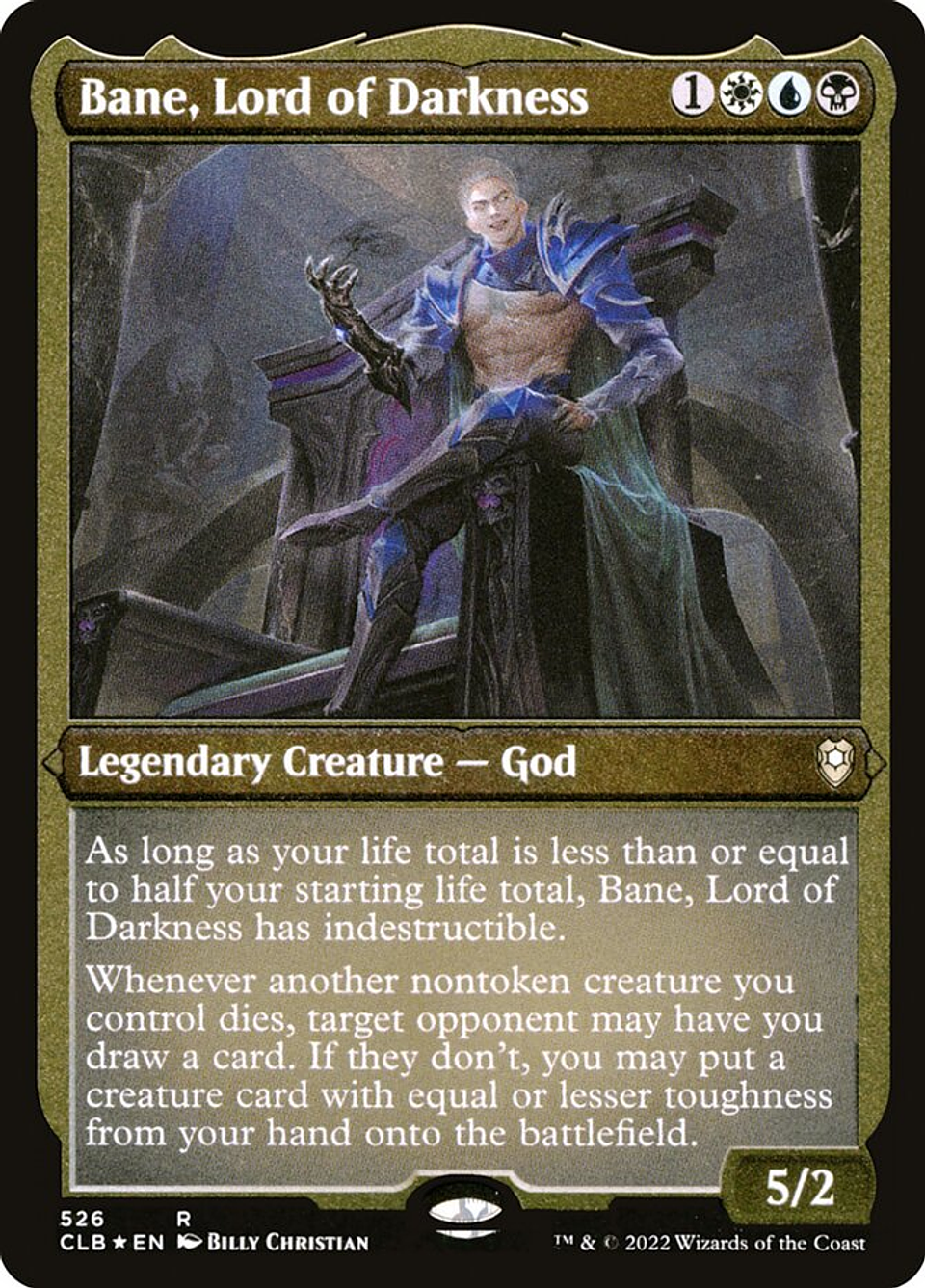 Bane, Lord of Darkness (Etched) | Español | NM | CLB 1