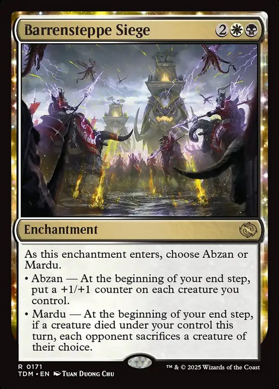 Barrensteppe Siege | Español | NM | TDM 1