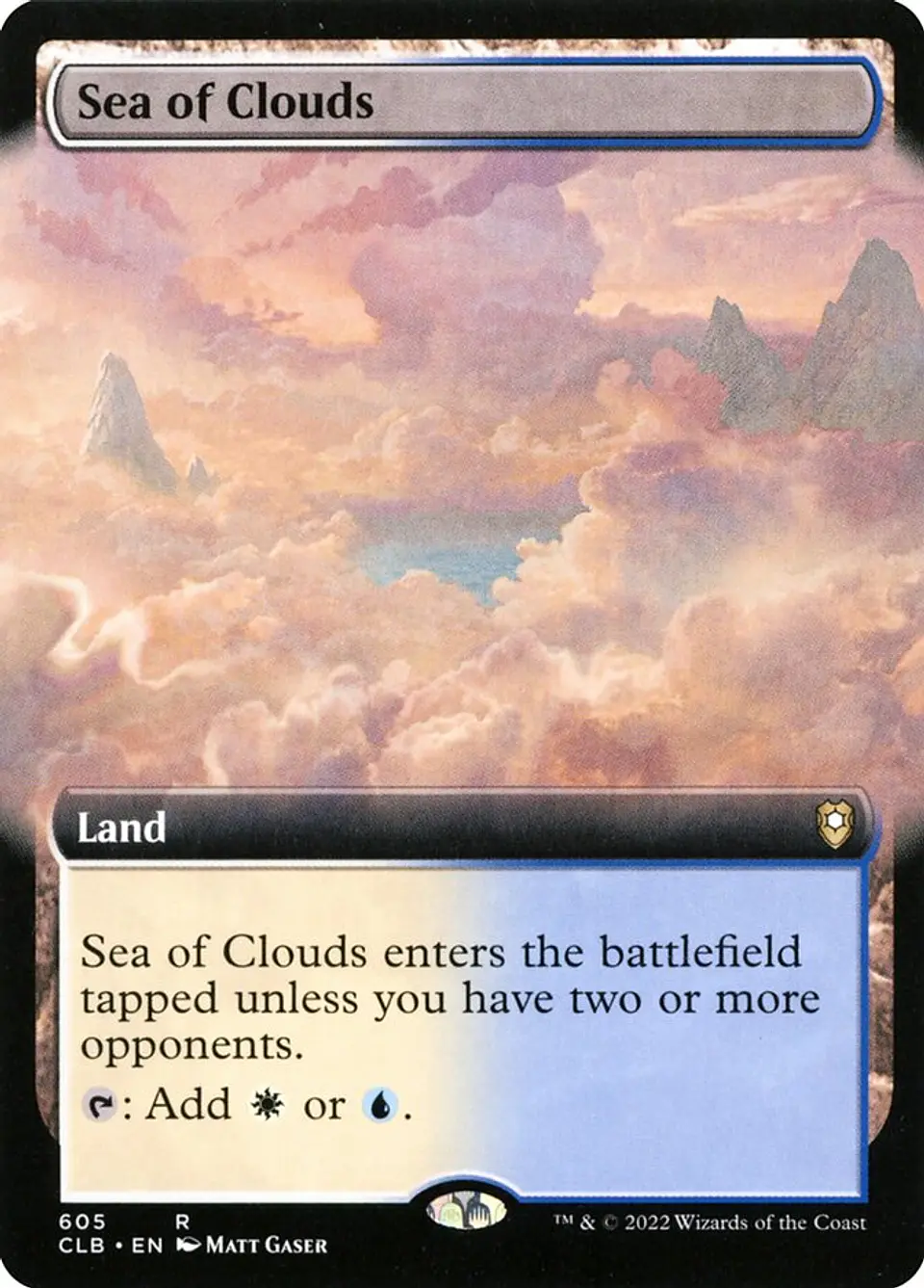 Sea of Clouds (Extended Art) | Inglés | NM | CLB 1