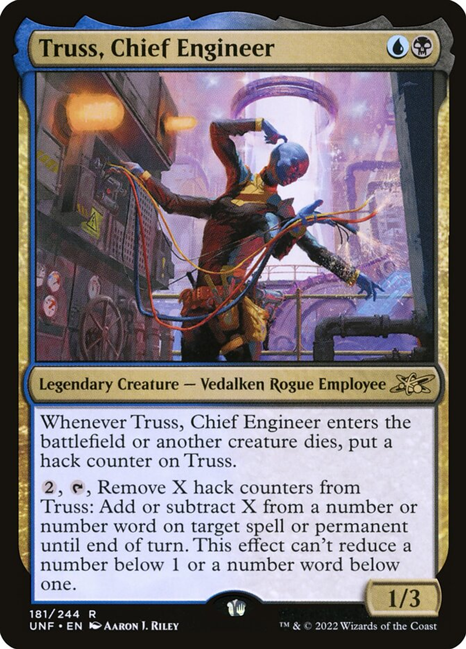 Truss, Chief Engineer | Inglés | NM | UNF 1