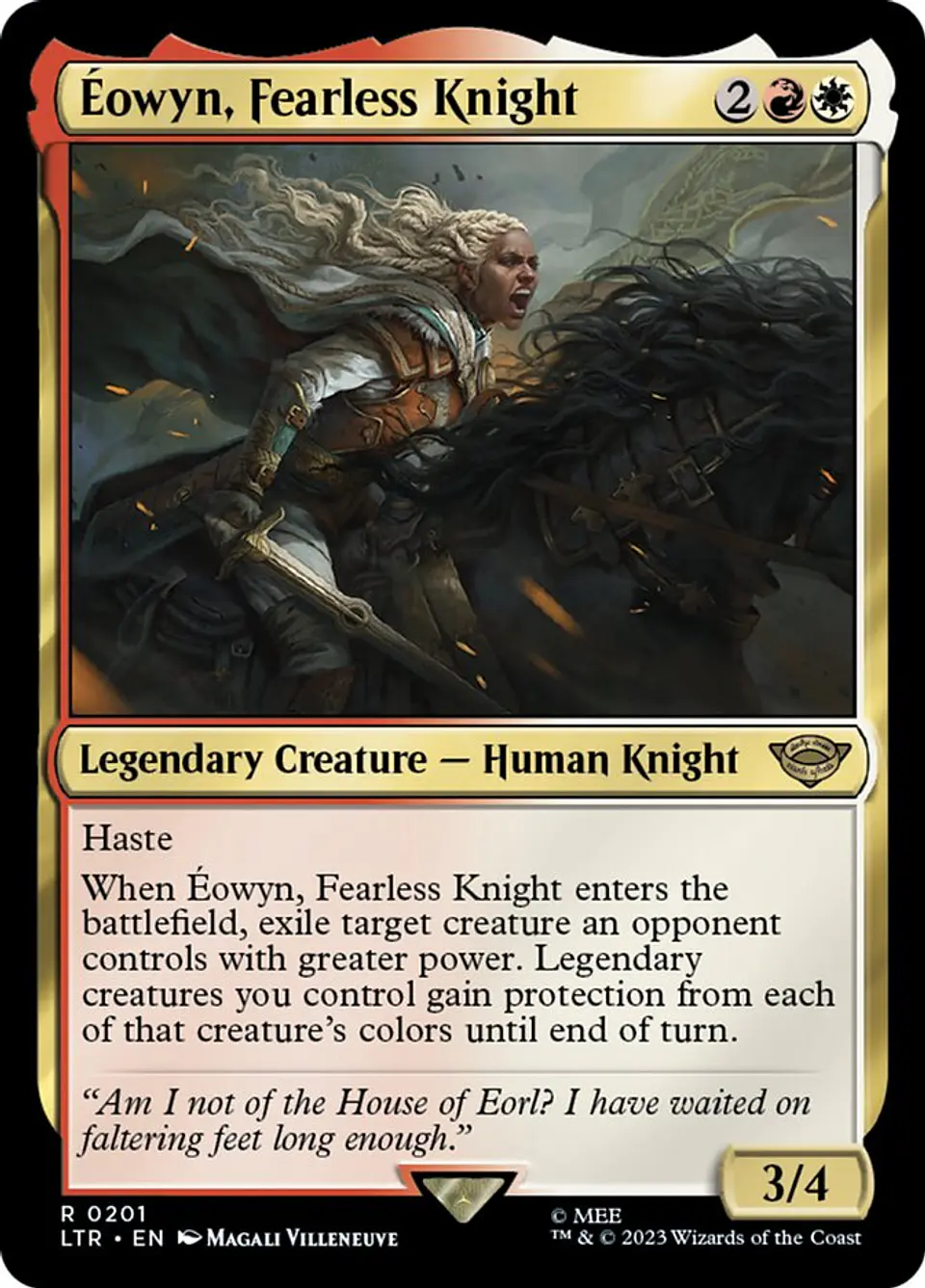 Éowyn, Fearless Knight | Inglés | NM | LTR 1